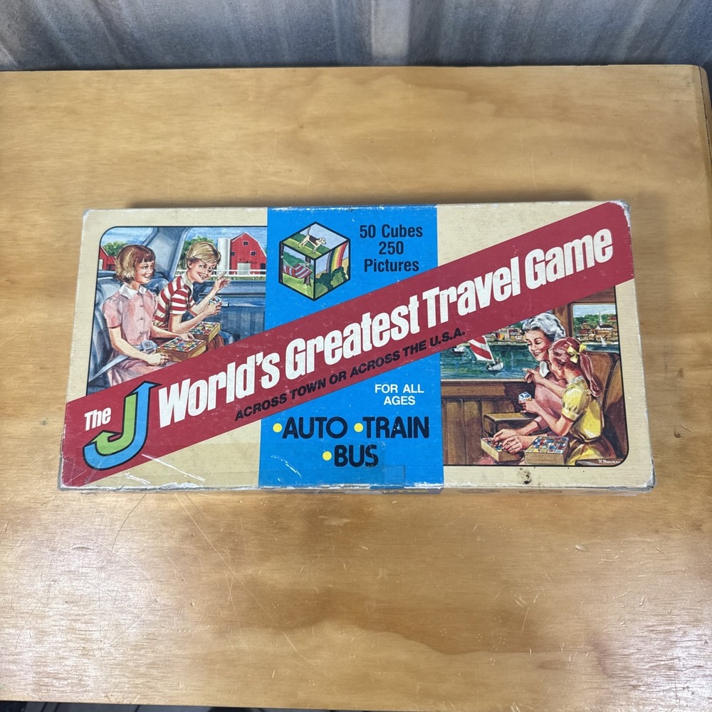 Vintage The World's Greatest Travel Game For All Ages 1980  ( No Instructions)